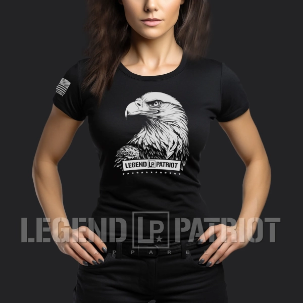 american-eagle-portrait-black-mens-patriotic-american-t-shirt-female-model-front_Legend-Patriot-Apparel-tees