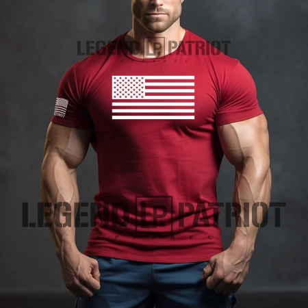 american-flag-horizontal-classic-no-distress-white-mens-patriotic-american-t-shirt-male-model-front_Legend-Patriot-Apparel-tees