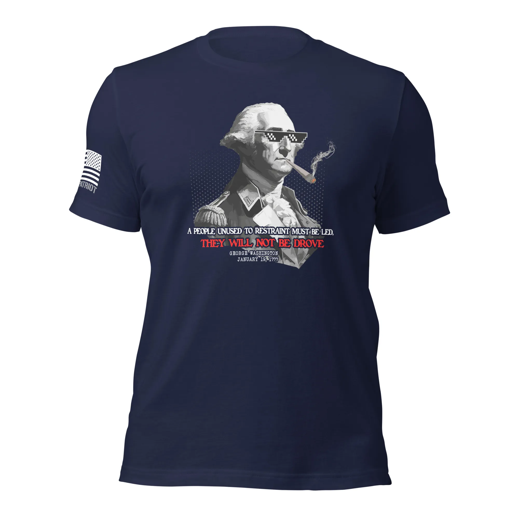 george-washington-thug-life-quote-t-shirt-navy-front george-washington-thug-life-quote-t-shirt-navy-front