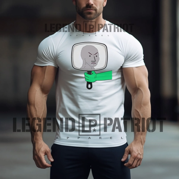 showing-a-triggered-npc-themselves-in-the-mirror-white-mens-patriotic-american-t-shirt-male-model-front_Legend-Patriot-Apparel-tees