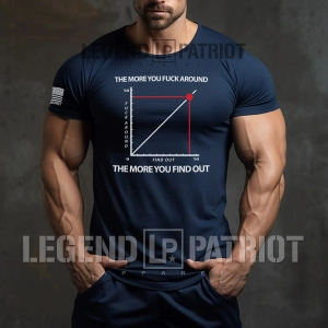 the-more-you-fck-around-the-more-you-find-out-navy-blue-mens-patriotic-american-t-shirt-male-model-front_Legend-Patriot-Apparel-tees