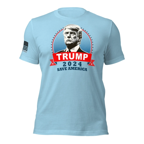 trump-2024-save-america-retro-portrait-campaign-logo-t-shirt-ocean-blue-front